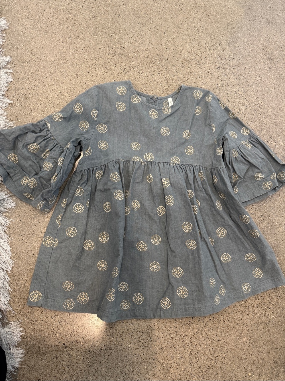 Rylee + Cru Blue Sand Dollar Print 4-5T